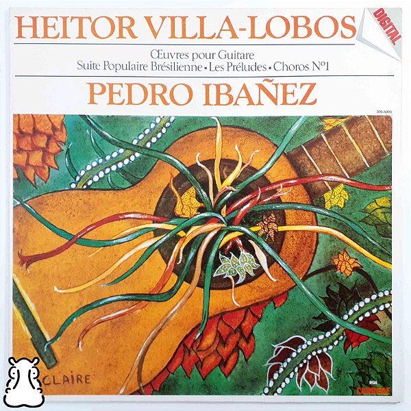 LP Heitor Villa-Lobos Les Cinco Preludes N°1 Vinil 1988 - Hm
