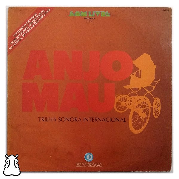 LP Novela Anjo Mau - Internacional - Vinil 1976 Leia - Hm