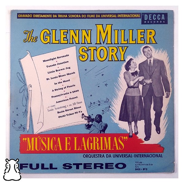 LP Filme Música e Lágrimas - Glenn Miller Story - Vinil - Hm