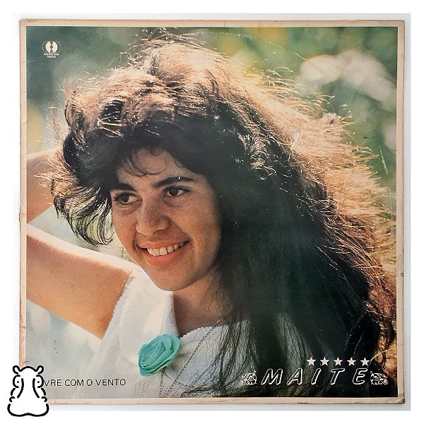 LP Maite - Livre com o Vento - Vinil 1989 - Hm
