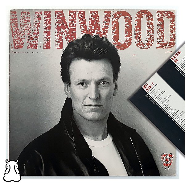 LP Steve Winwood - Roll With It - Disco Vinil Encarte - Hm