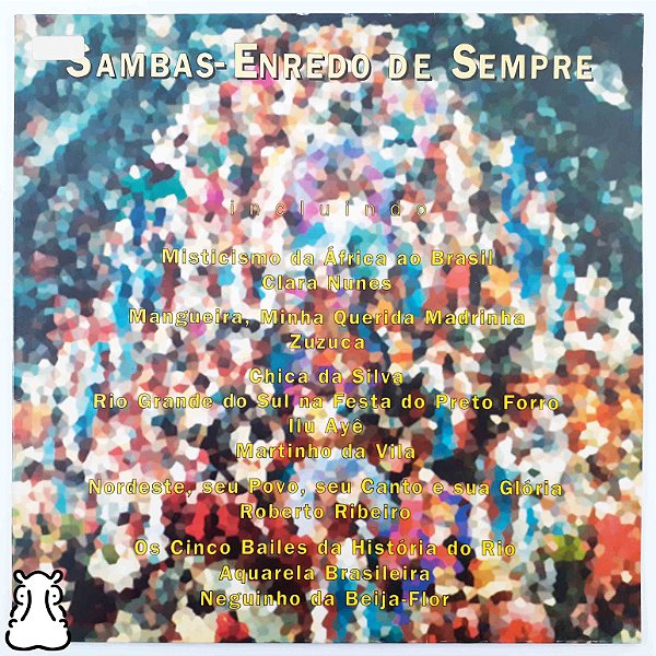 LP Sambas de Enredo Sambas-Enredo de Sempre Disco Vinil - Hm