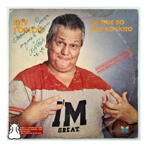 LP Ary Toledo Vinil Na Base Do Riso Autografado - Vinil - Hm