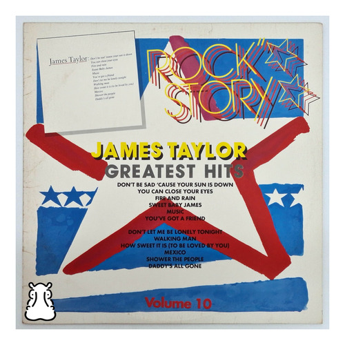 LP James Taylor - Greatest Hits - Rock Story 10 - Vinil - Hm
