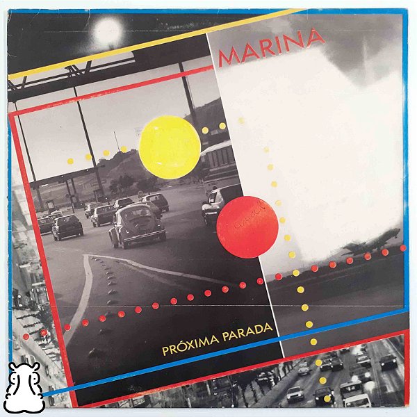 LP Marina - Próxima Parada - Disco de Vinil 1989 - Hm