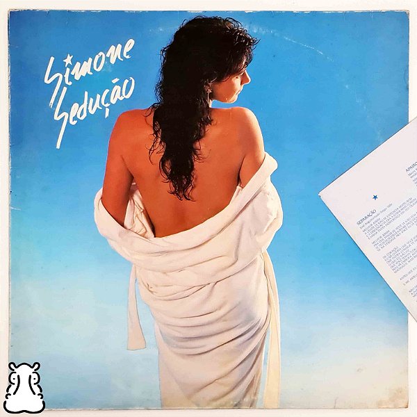 LP Simone - Sedução Disco de Vinil 1988 Com Encarte - Hm