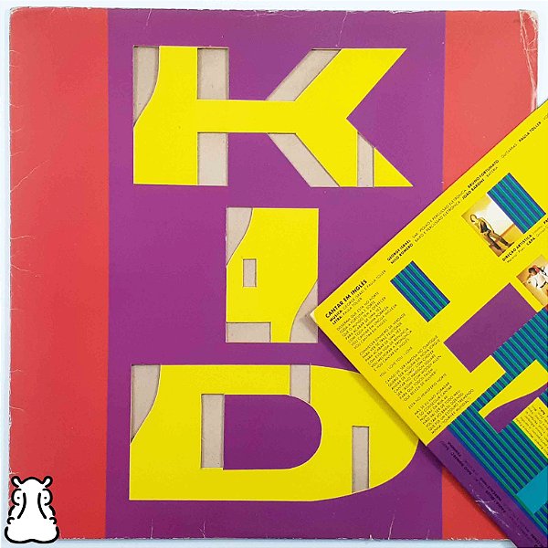 LP Kid Abelha - Kid - Disco de Vinil 1989 Com Encarte - Hm