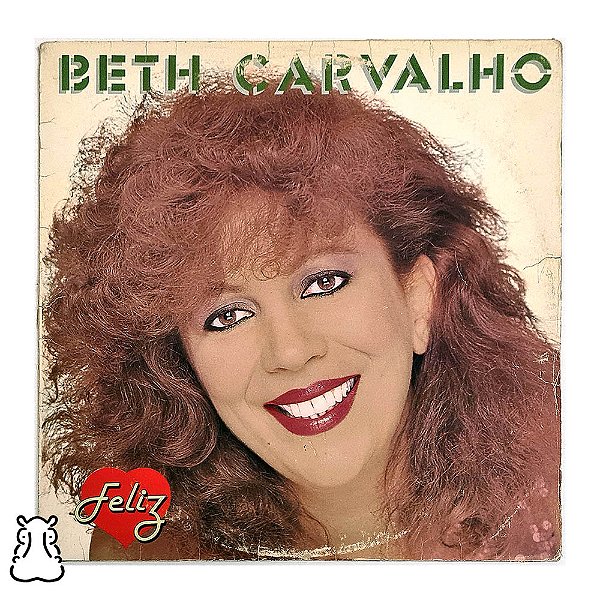 LP Beth Carvalho - Coração Feliz Vinil Amostra Encarte - Hm