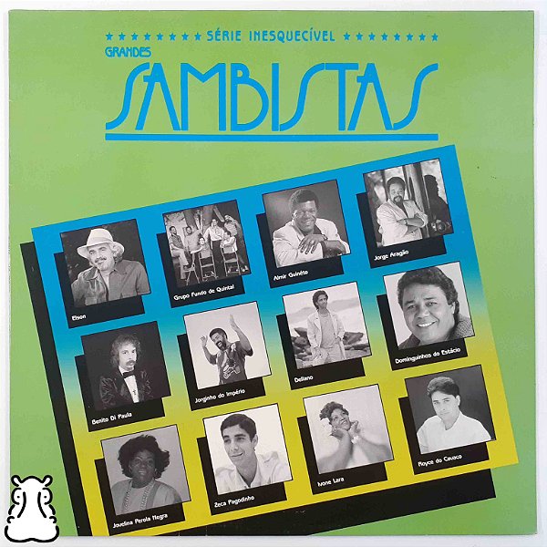 LP Série Inesquecível Grandes Sambistas Vinil Amostra - Hm