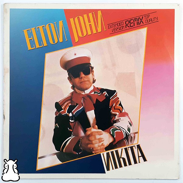 LP Elton John - Nikita - Remix - Disco de Vinil 1985 - Hm