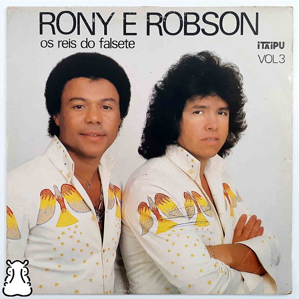 LP Rony e Robson - Os Reis do Falsete Vol. 3 Vinil 1986 - Hm