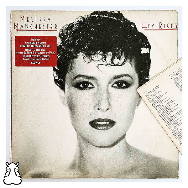 LP Melissa Manchester - Hey Ricky - Disco Vinil Encarte - Hm