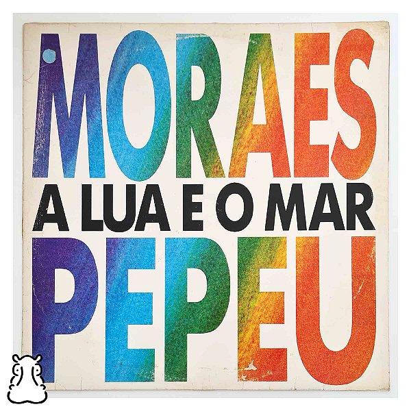 LP Moraes Moreira Pepeu Gomes A Lua e o Mar Single Vinil Hm