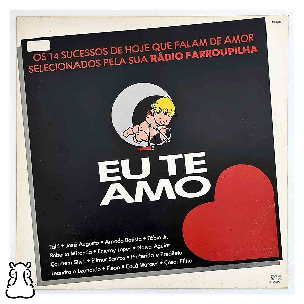 LP Eu Te Amo - Rádio Farroupilha - Vinil 1990 - Amostra - Hm
