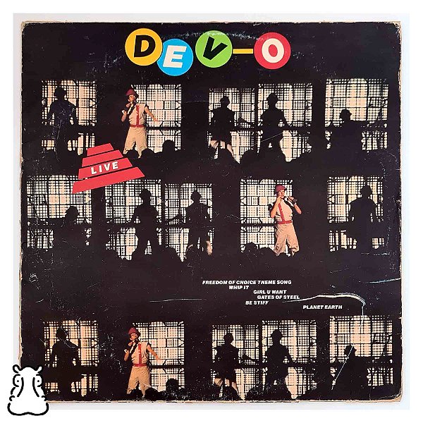 LP Devo - Dev-O Live - Disco de Vinil 1980 - Hm