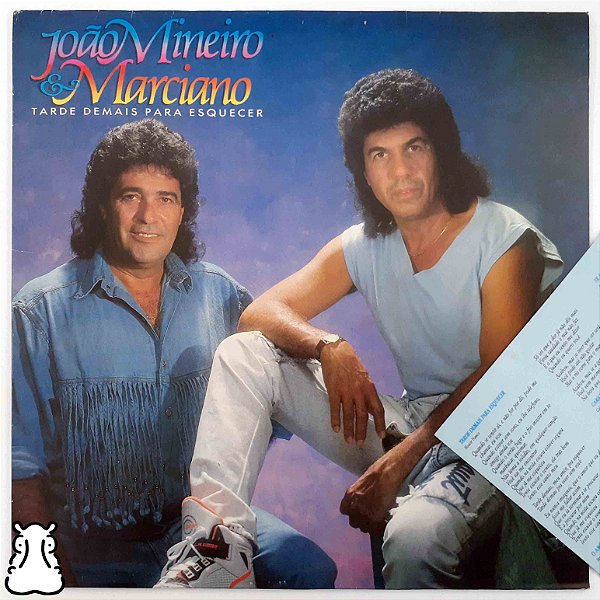 LP João Mineiro e Marciano - Tarde Para Esquecer Vinil - Hm
