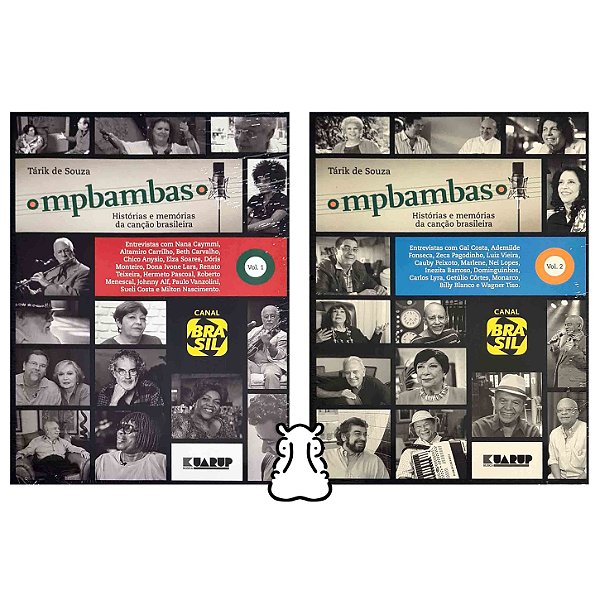 Livros - mpbambas Volumes 1 e 2 - LP Tárik De Sousa - Hm