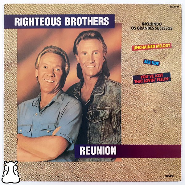 LP Righteous Brothers - Reunion - Disco de Vinil 1991- Hm
