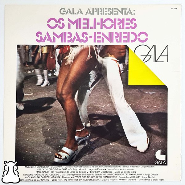 LP Gala - Os Melhores Sambas-Enredo Disco de Vinil 1979 - Hm