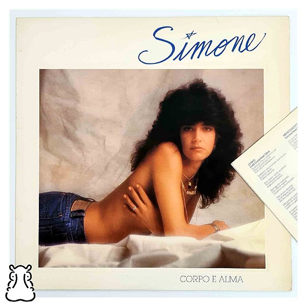 LP Simone - Corpo e Alma - Disco de Vinil 1981 Encarte - Hm