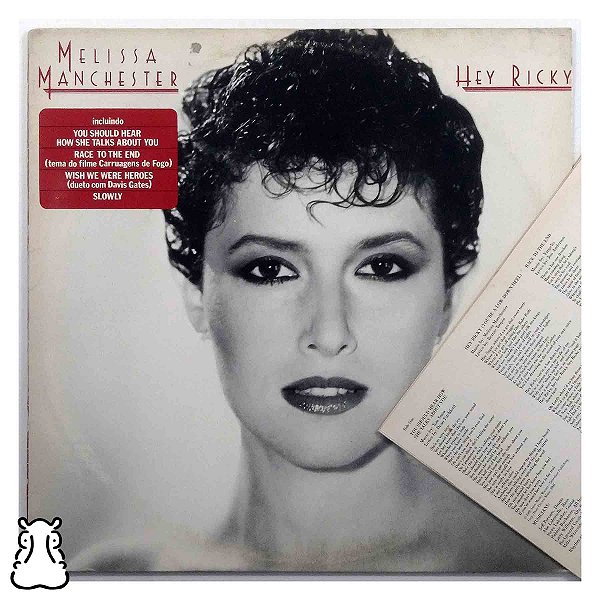 LP Melissa Manchester - Hey Ricky - Disco Vinil Encarte - Hm