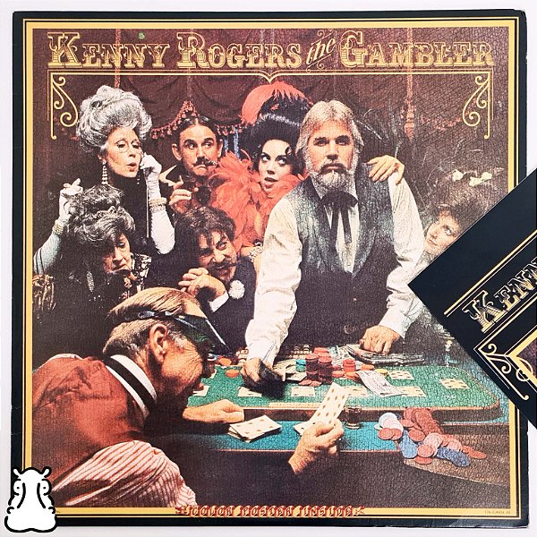LP Kenny Rogers The Gambler Vinil Importad 1978 Encarte - Hm