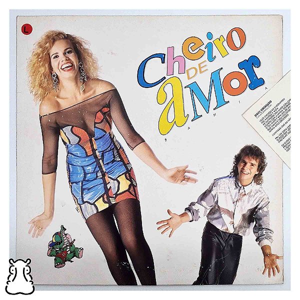 LP Cheiro de Amor - Bahia - Disco de Vinil 1992 Encarte - Hm