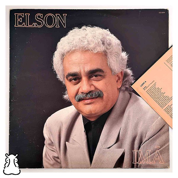LP Elson do Forrogode - Imã - Disco Vinil 1990 Encarte - Hm