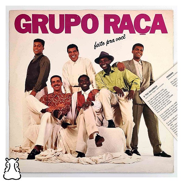 LP Grupo Raça - Feito pra Você - Vinil 1992 Encarte - Hm