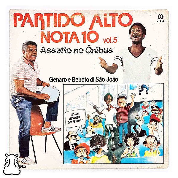 LP Genaro Bebeto Partido Alto Nota 10 Vol 5 1984 Vinil - Hm