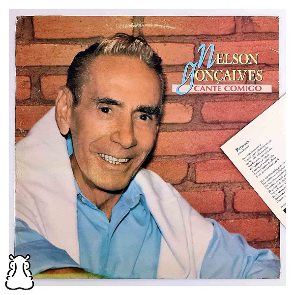 LP Nelson Gonçalves - Cante Comigo - Vinil 1994 Encarte - Hm