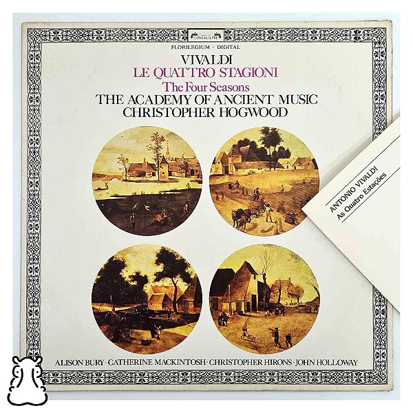 LP Vivaldi - Le Quattro Stagioni - Vinil 1985 Encarte - Hm