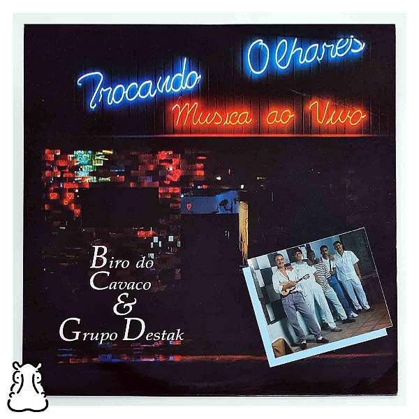 LP Biro do Cavaco - Trocando Olhares - Disco Vinil 1990 - Hm