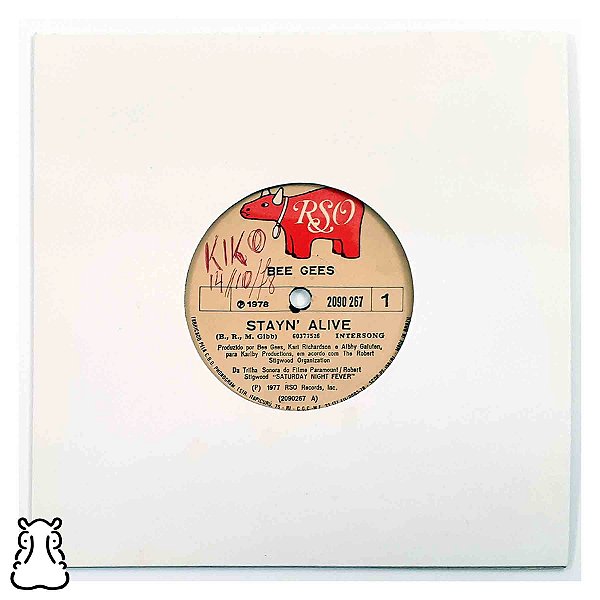 Compacto Bee Gees - Stayn' Alive - Disco de Vinil 1978 - Hm