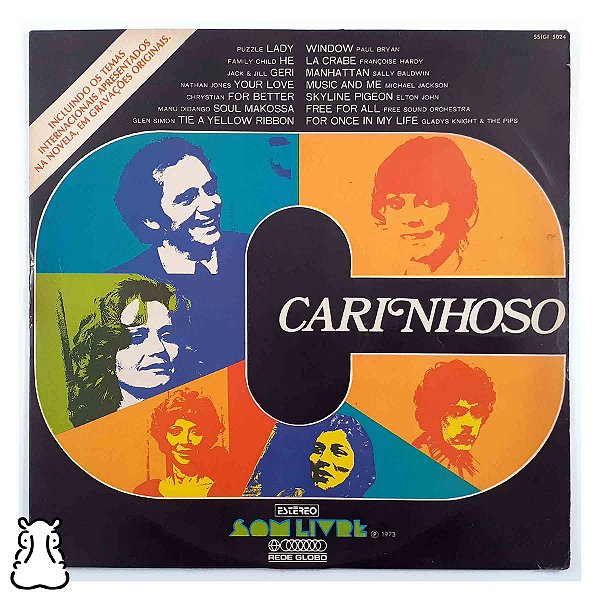 LP Novela - Carinhoso - Internacional - Vinil 1973 - Leia - Hm