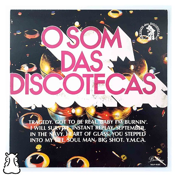 LP O Som das Discotecas - Disco de Vinil - Coletânea - Hm