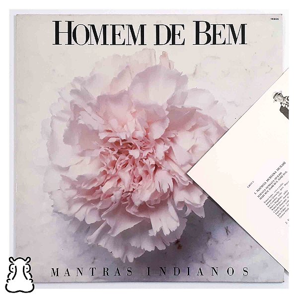LP Homem De Bem - Mantras Indianos - Vinil 1989 Encarte - Hm