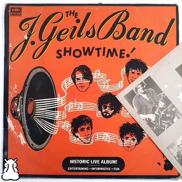 LP The J. Geils Band Showtime! Vinil 1982 Encarte Leia - Hm