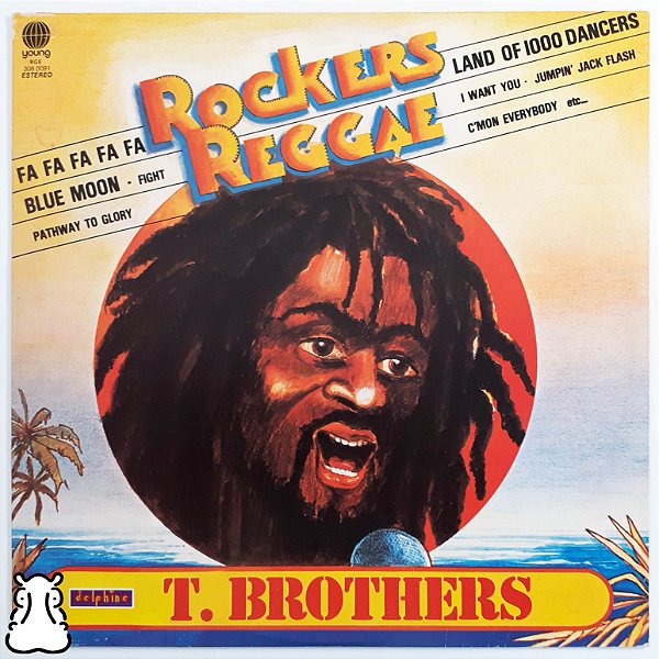 LP T. Brothers - Rockers Reggae - Disco Vinil 1980 Leia - Hm