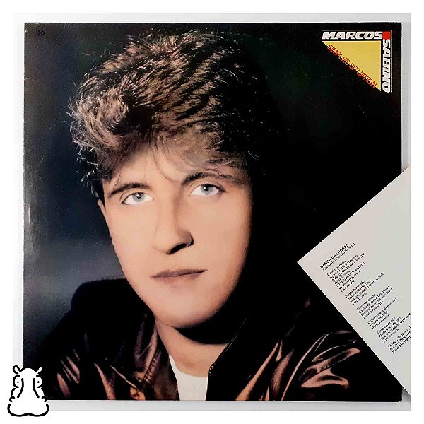 LP Marcos Sabino - Simples Situation Vinil 1985 Encarte - Hm