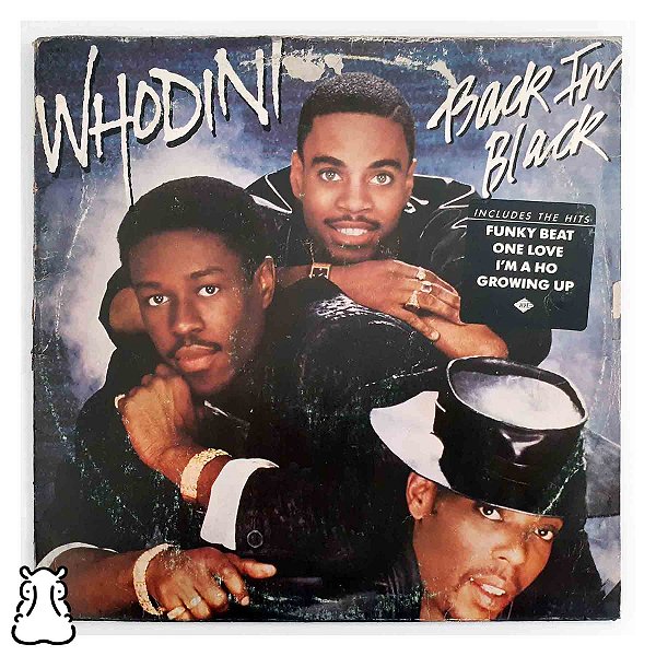 LP Whodini - Back In Black - Disco de Vinil 1986 - Leia - Hm