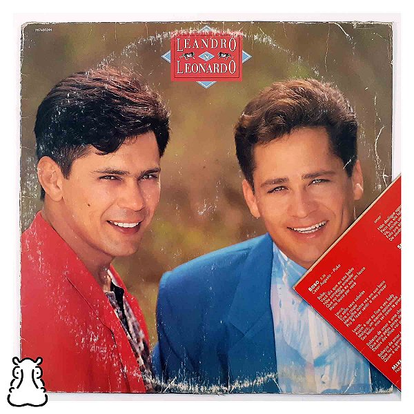 LP Leandro e Leonardo - Bobo - 1993 Disco Vinil - Leia - Hm