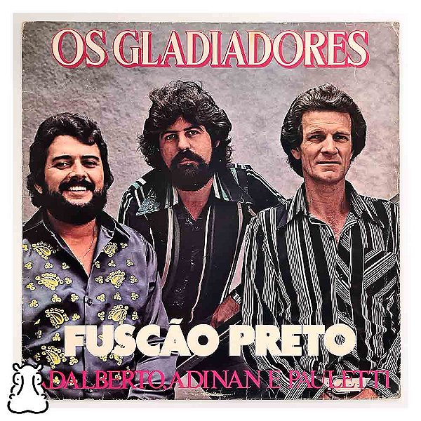 LP Os Gladiadores - Fuscão Preto - Disco de Vinil 1980 - Hm