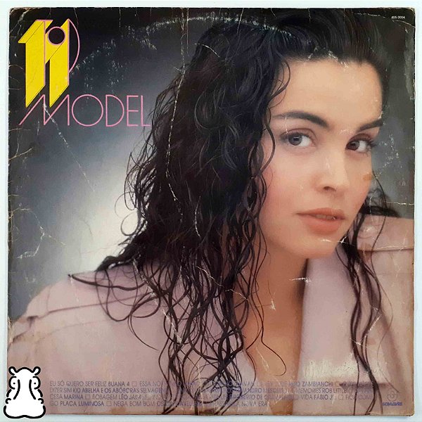 LP Novela - Top Model - Nacional - Disco de Vinil 1989 - Hm