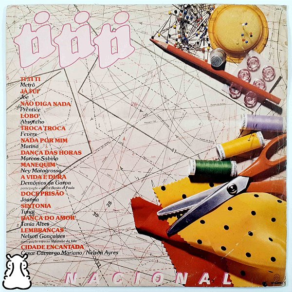 LP Novela - Ti Ti Ti Nacional Disco Vinil Amostra 1985 - Hm