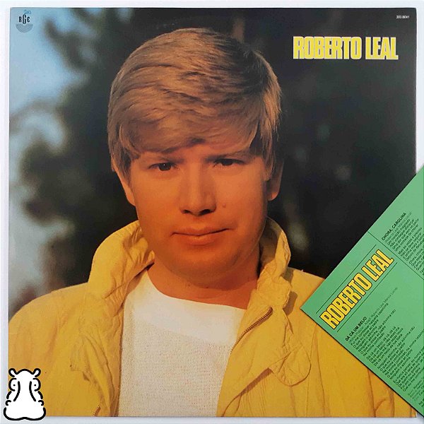 LP Roberto Leal - Dá Cá um Beijo - Vinil 1985 Encarte - Hm