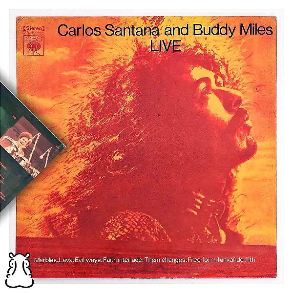 LP Carlos Santana & Buddy Miles - Live! - Vinil Encarte - Hm