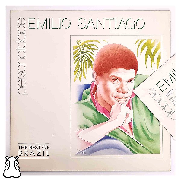 LP Emílio Santiago - Personalidade - Vinil 1990 Encarte - Hm