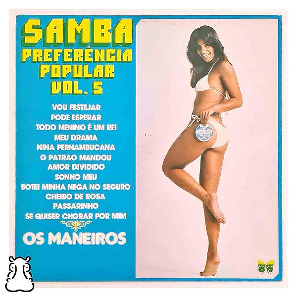 LP Os Maneiros - Samba Preferência Popular Vol. 5 Vinil - Hm