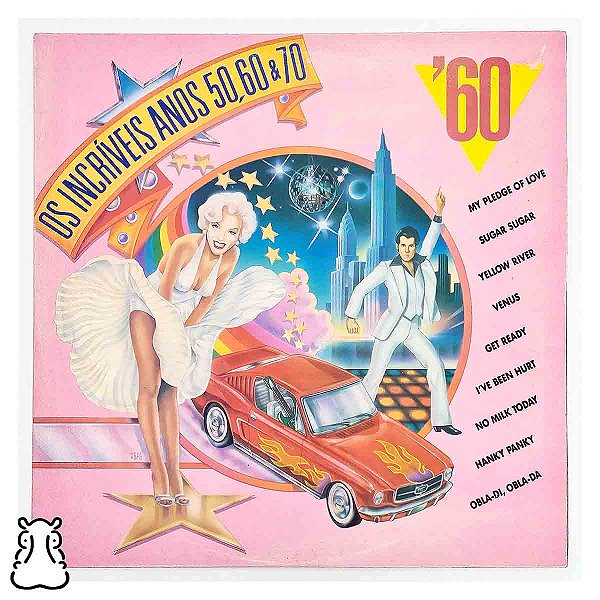 LP Os Incríveis Anos 50, 60 & 70 - '60 - Disco de Vinil - Hm